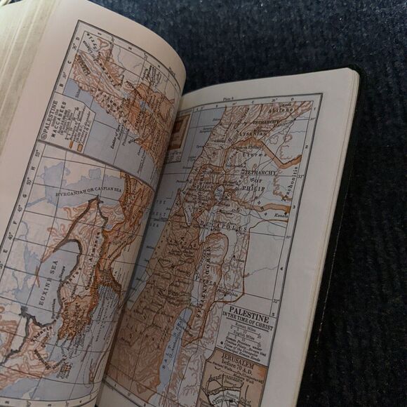 Oxford Scofield Study System Bible KJV 281 PBB HIC 8vo Refs Black Leather USED - Picture 14 of 16